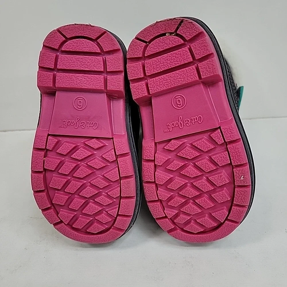 Cat & Jack Winter Boots Toddler Girls Sz 6 Journey‎ Waterproof Gray Thermolite